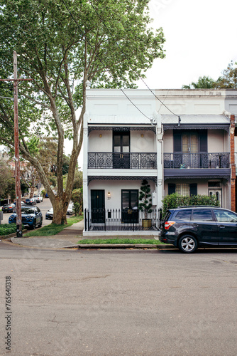 Terrace houses in Sydney's inner west photo