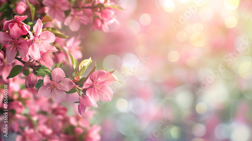Border background with copy space about spring © Natalina
