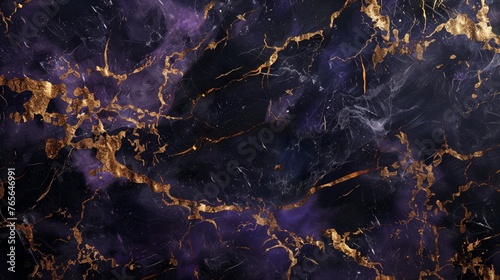 violet and gold marble background