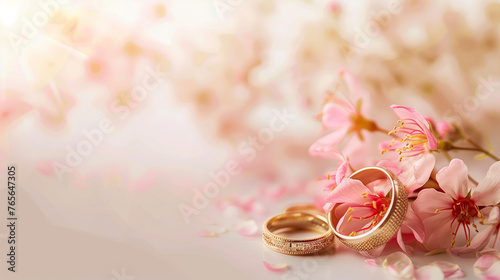 border background with copy space about marriage  © Natalina