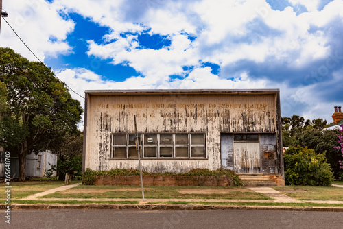 Historic bank in rural town of Cassilis in the NSW Hunter Region photo