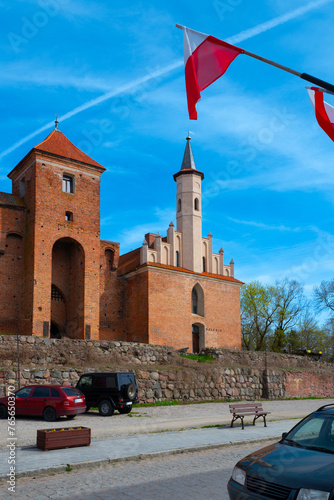 2023-04-21 Reszel  Medieval gothic castle of Warmian bishops. Reszel Poland. photo