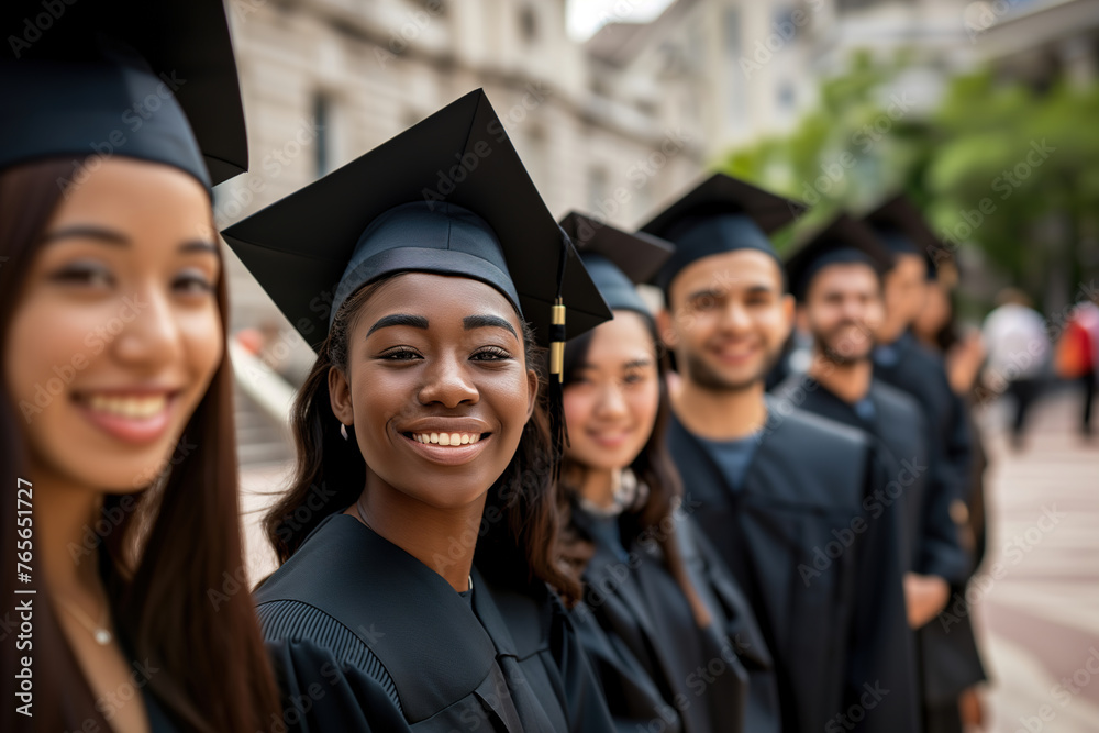 Young black Graduate with Bright Future Young black Graduate with Bright Future
