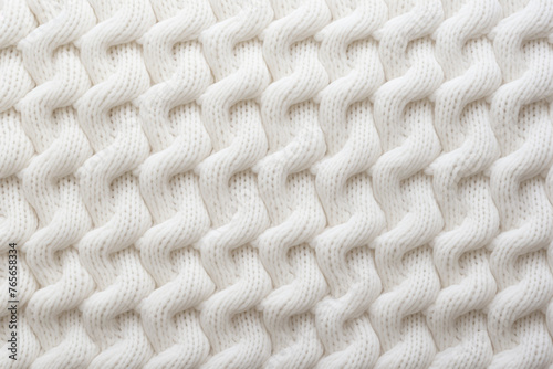 Textura de tejido de ropa de lana de color blanco.