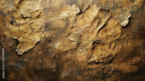 A beautiful and unique old world map with a cracked and peeling paint texture. Great for a variety of design projects.