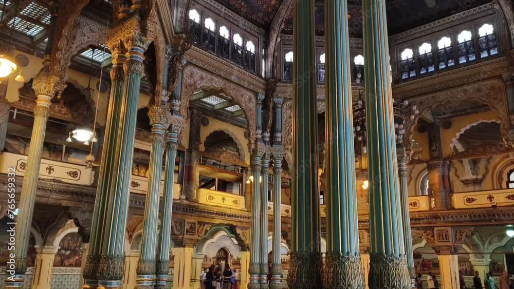 Mysore Palace, also known as Amba Vilas Palace, is a historical palace and a royal residence house is located in Mysore, Karnataka, India. wodeyar dynasty seat of the Kingdom of Mysore.	