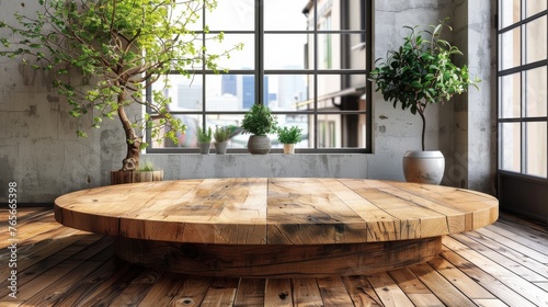 Wooden Cutting Board on Counter