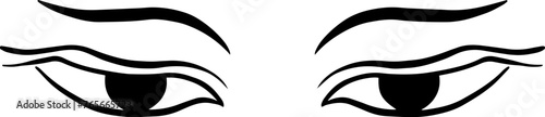Buddha head silhouette