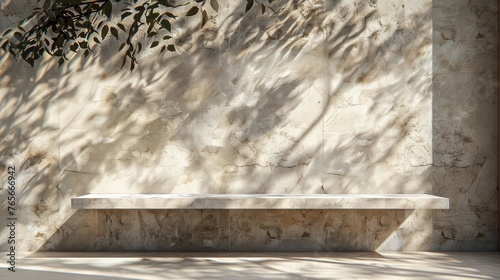 Room With Marble Floor and Tree