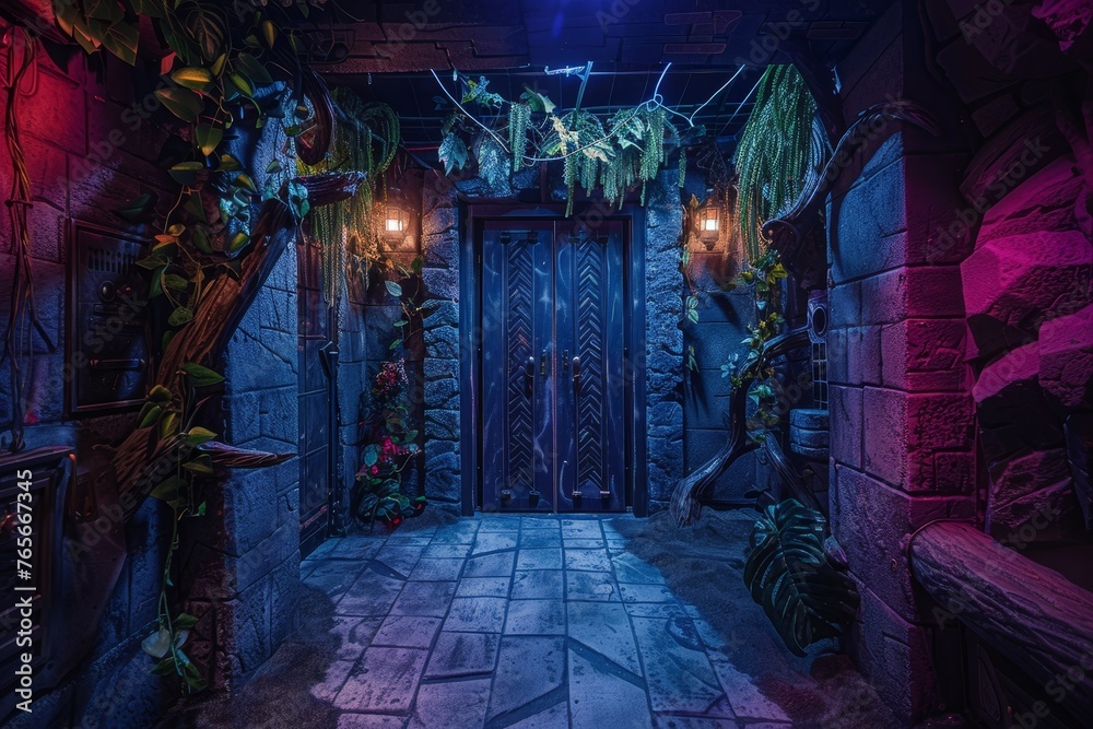 Fantasy Escape Room Adventure - obrazy, fototapety, plakaty 