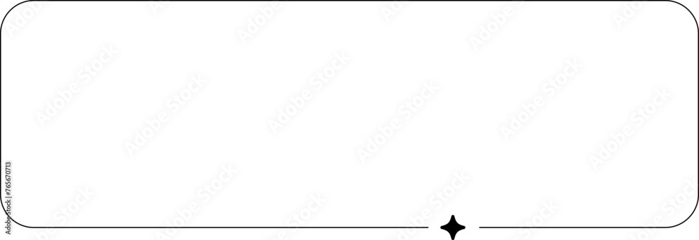 Frame line star Frame line star