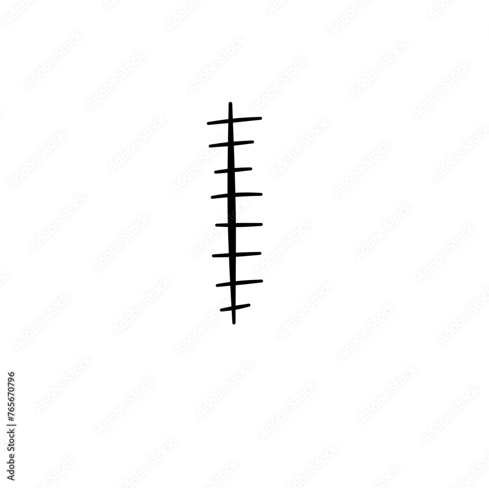 Simbol vektor logo ikon bekas luka