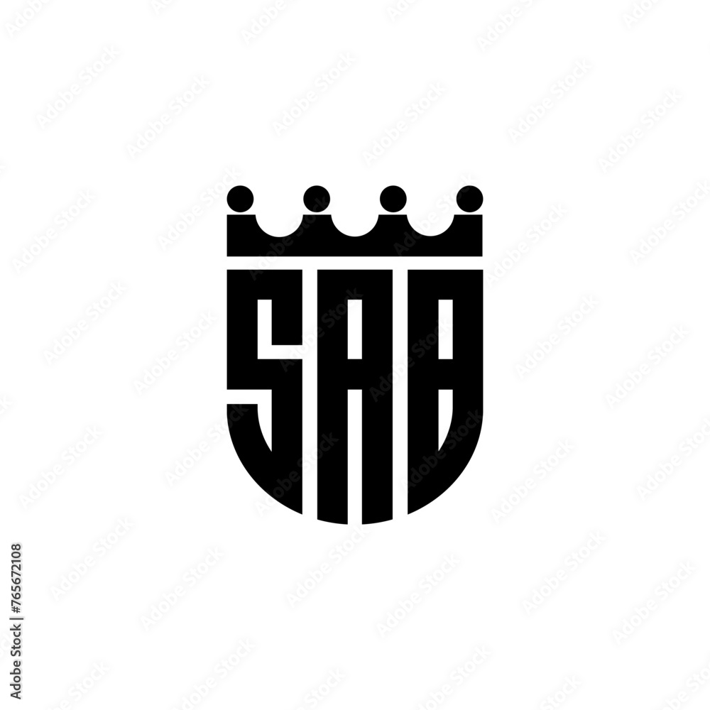 SAB letter logo design in illustration. Vector logo, calligraphy designs for logo, Poster, Invitation, etc. SAB letter logo design in illustration. Vector logo, calligraphy designs for logo, Poster, Invitation, etc.