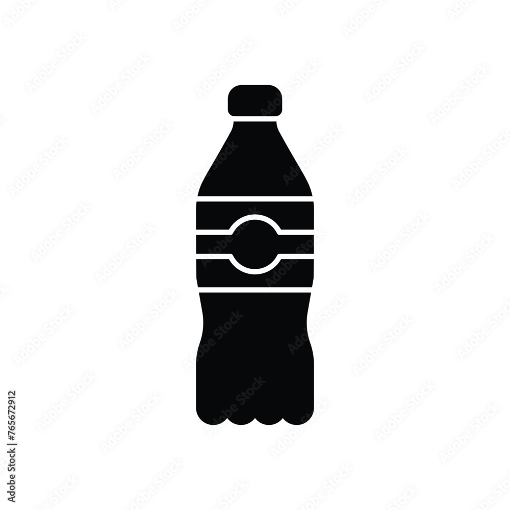 Black Solid Orange Juice vector icon Black Solid Orange Juice vector icon