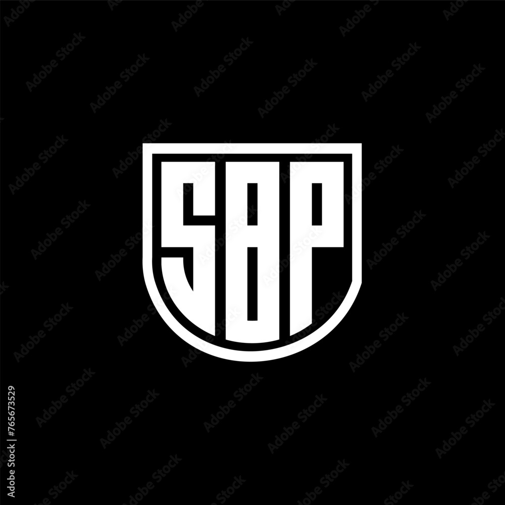 SBP letter logo design in illustration. Vector logo, calligraphy designs for logo, Poster, Invitation, etc. SBP letter logo design in illustration. Vector logo, calligraphy designs for logo, Poster, Invitation, etc.