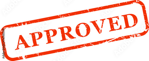 approved rubber stamp