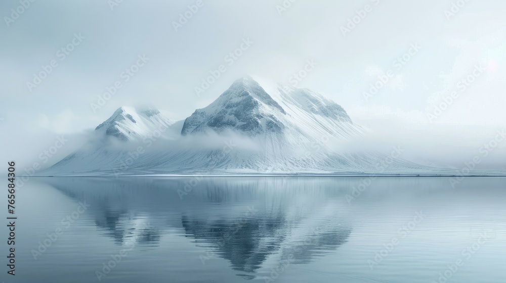 Fototapeta premium Minimalist landscape photography, capturing nature