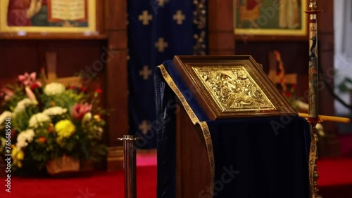 christmas tree in the church