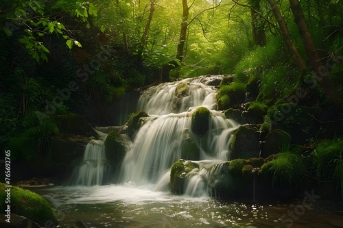 waterfall in the forest