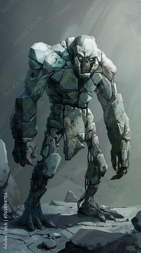 Fototapeta premium monster character scary mystical.