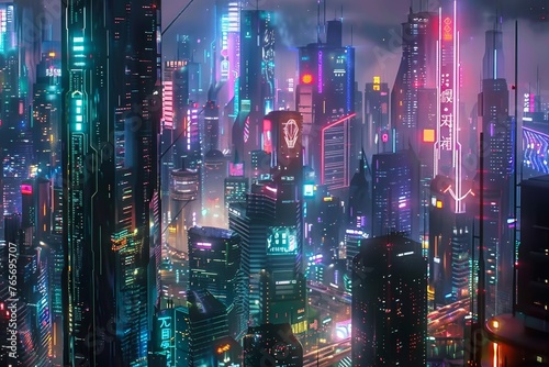 Futuristic City Nights