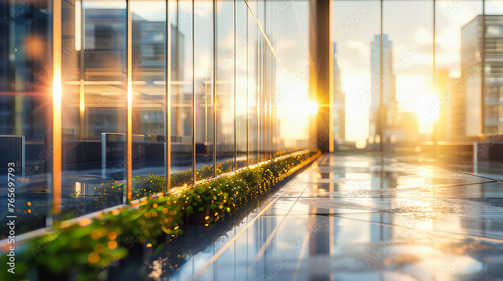 Urban skyline with modern skyscrapers, reflecting the dynamic nature of business and architectural innovation