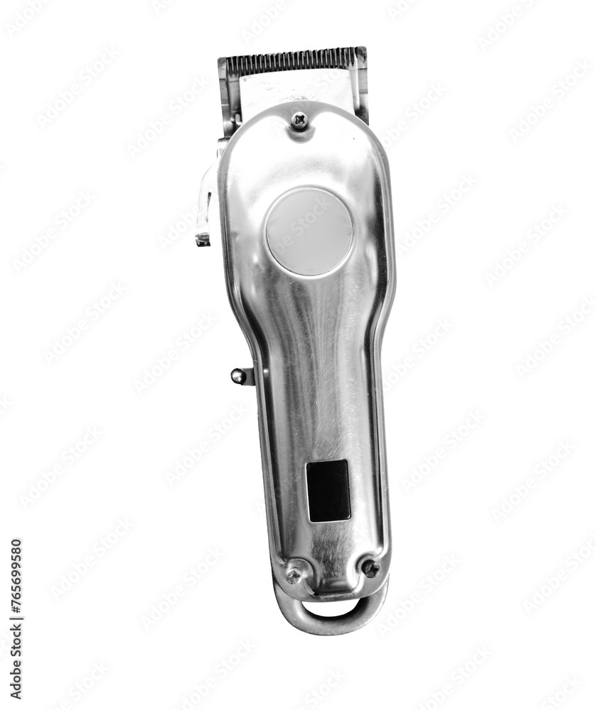 silver clippers wireless isolated transparent background, haircut for beauty work silver clippers wireless isolated transparent background, haircut for beauty work