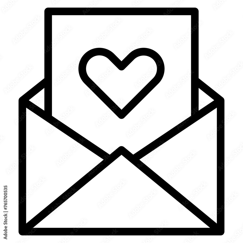valentine day card envelope icon valentine day card envelope icon