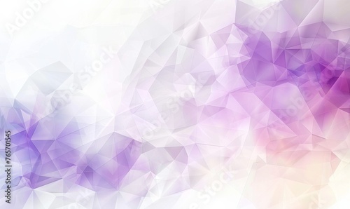 A purple and white background with a lot of triangles