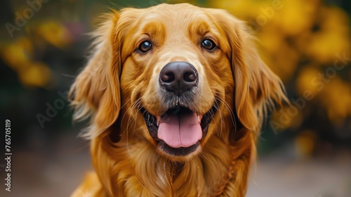 Dog Close Up With Person in Background