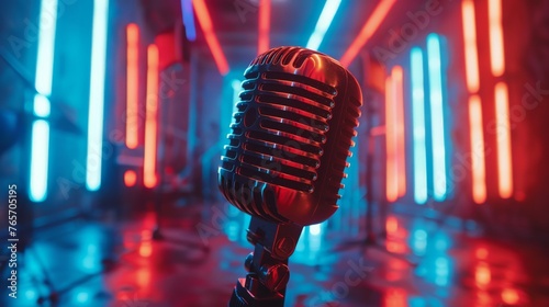 Microphone on Table
