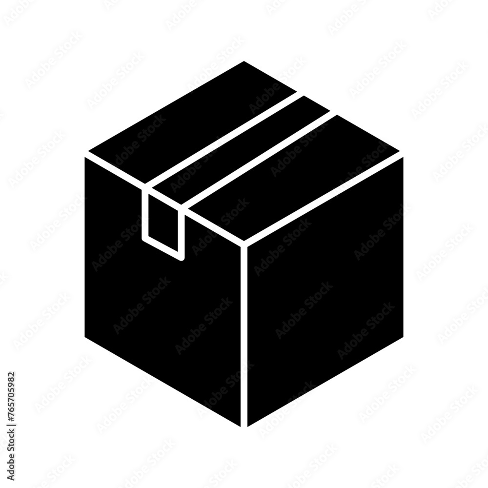 Box icon or logo in modern line style. High quality black outline pictogram for web site design and mobile apps. Vector illustration on a white background. Box icon or logo in modern line style. High quality black outline pictogram for web site design and mobile apps. Vector illustration on a white background.