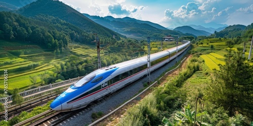 High-Speed Countryside Journey