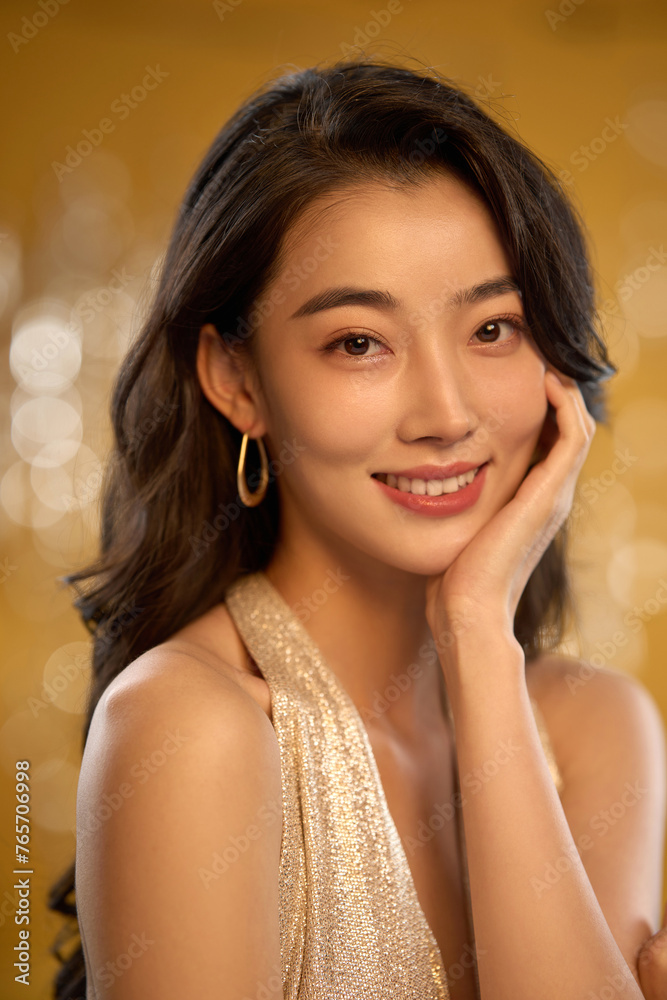 Portrait of Young Beauty Makeup and Beauty Portrait of Young Beauty Makeup and Beauty