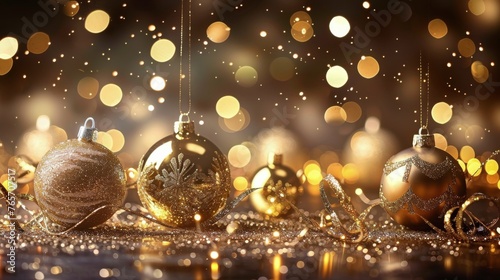 Close Up of Christmas Ornament Hanging From Tree