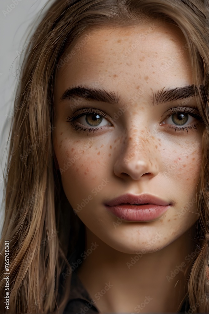 Very beautiful young girl of 23 years old. Generative AI Very beautiful young girl of 23 years old. Generative AI