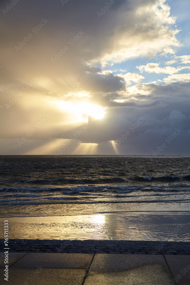 Fototapeta premium Insel Borkum, Niedersachsen, Deutschland