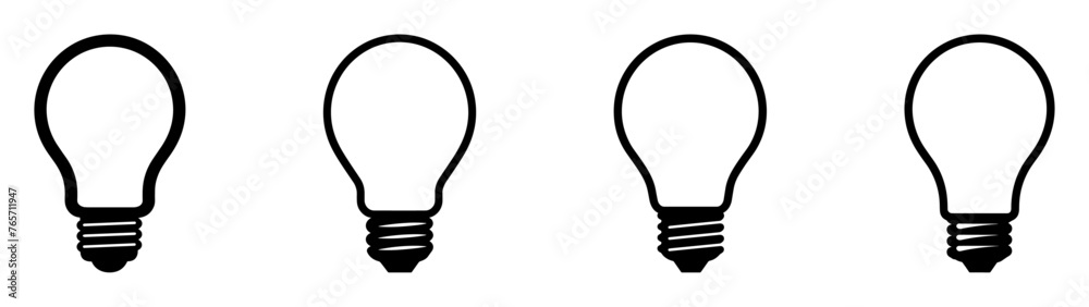 Light bulb icon. Light bulb vector icon. Idea icon. Lamp concept. Light bulb, isolated in modern simple flat design. Vector EPS 10 Light bulb icon. Light bulb vector icon. Idea icon. Lamp concept. Light bulb, isolated in modern simple flat design. Vector EPS 10