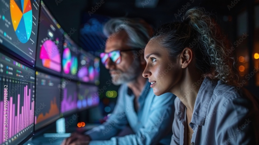 Statisticians Analyzing Data on Multi-Monitor Computers