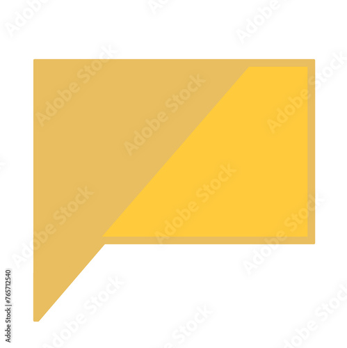 Digital illustration of a yellow folder holding a blank sheet of paper, useful for business presentations or web design