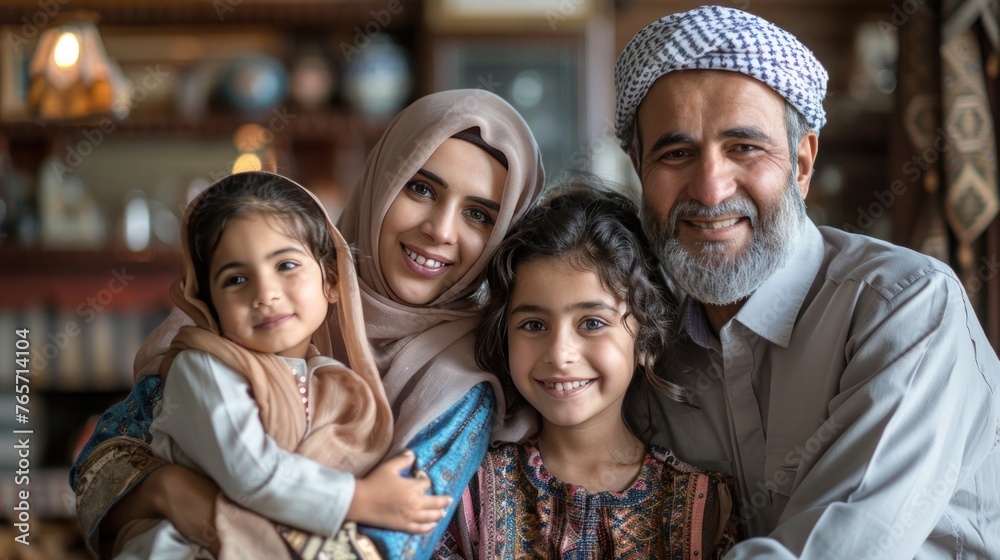 Joyful Middle Eastern Family Portraiture