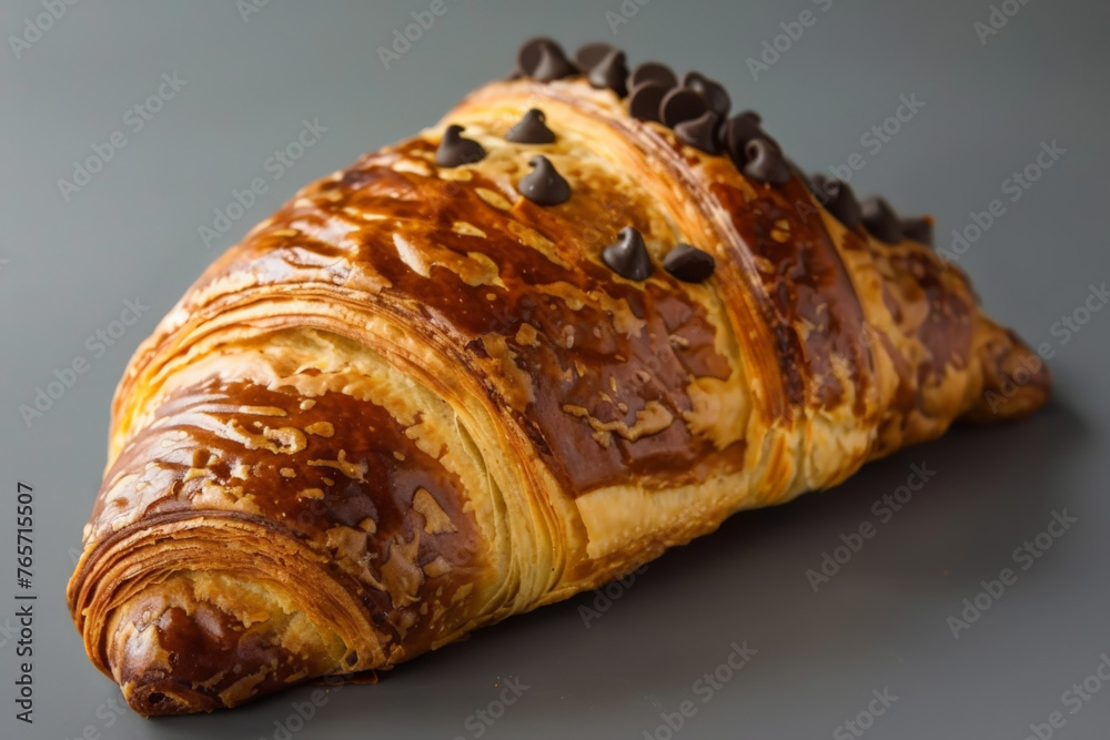Crookie - croissant hybrid with chocolate chips. Delicious french croissants
