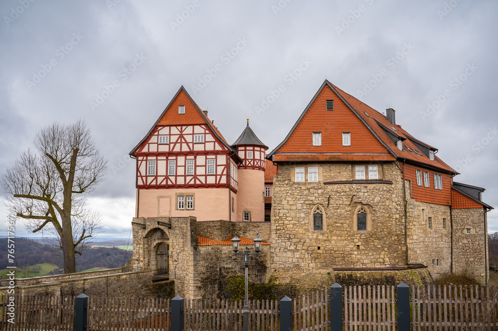 Naklejka premium Das Eichsfeld entdecken - Burg Bodenstein (Leinefelde-Worbis, Thüringen)