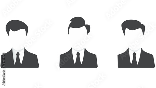 "People Icons: Illustrative Set Portraying Diversity and Community Unity"