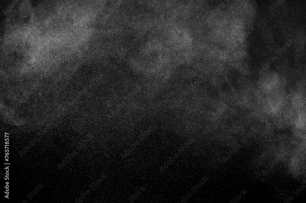 Dark texture. Black grunge wall. Gray pattern surface. Light fog backgrounds. Cloud sky night.	
