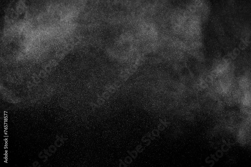 Dark texture. Black grunge wall. Gray pattern surface. Light fog backgrounds. Cloud sky night. 