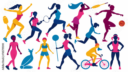 "Gym Silhouette Collection: Vector Set for Fitness Enthusiasts" © AnilChandra