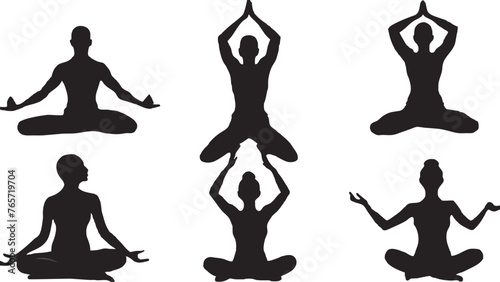"Zen Emblem: Yoga Logo Design for Serene Wellness Brand"