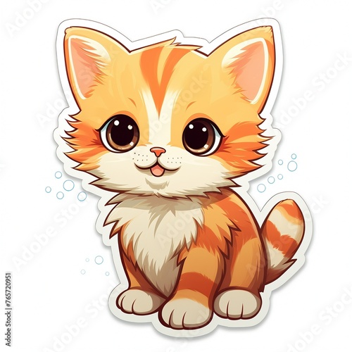 Süße Katze, Sticker © Markus