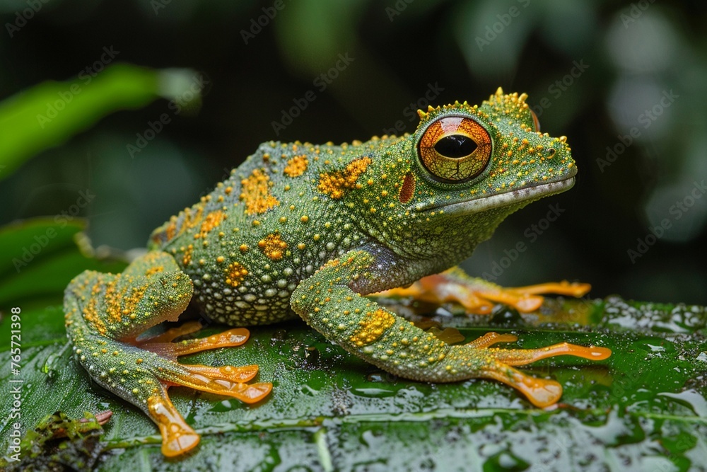 Obraz premium Protecting delicate ecosystems in rainforest exploration